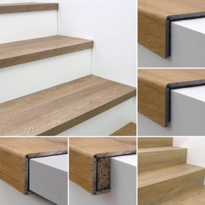 Treppenverkleidung/Treppenstufen aus Rigid-Klick-Vinyl Nutzschicht 0