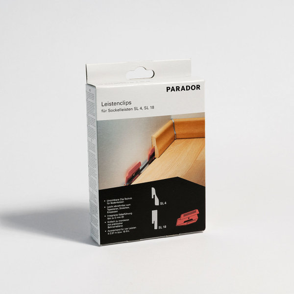 Parador Befestigungsclips rot