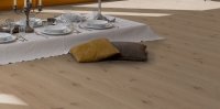 Parador Treppenverkleidung mit Weiter-Klickverbindung Parkettboden 1-Stab Landhausdiele Eiche Naturöl weiss