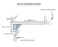 Parador Treppenverkleidung mit Blocküberstand Parkettboden 3-Stab Schiffsboden Buche matt lackiert