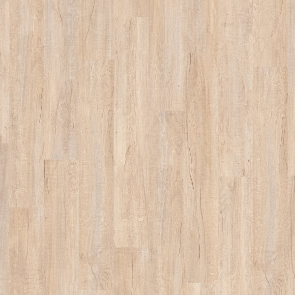 Treppenverkleidung aus Klick-Vinyl Gerflor Creation 70 mit Abdeckwinkel, Dekor Cervino Oak Beige