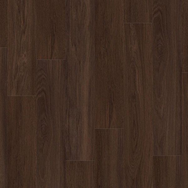 Treppenverkleidung aus Klick-Vinyl Gerflor Creation 70 mit Abdeckwinkel, Dekor Onka Coffee