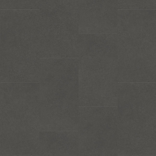Treppenverkleidung aus Klick-Vinyl Gerflor Creation 70, Abdeckwinkel mit Weiter-Klickverbindung, Dekor Pure Concrete Dark