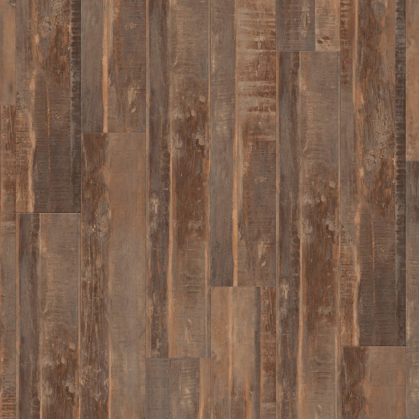 Treppenverkleidung aus Klick-Vinyl Gerflor Creation 70, Abdeckwinkel mit Weiter-Klickverbindung, Dekor Toasted Wood Roadster