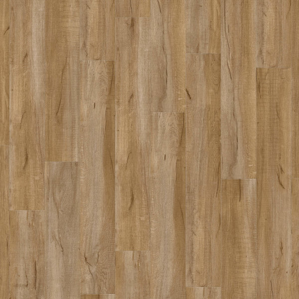 Treppenverkleidung aus Klick-Vinyl Gerflor Creation 70, Abdeckwinkel Überschub, Dekor Cervino Oak Nature