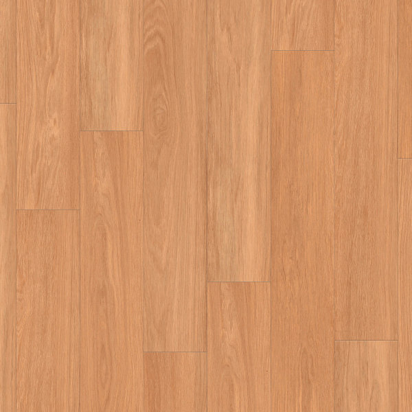 Treppenverkleidung aus Klick-Vinyl Gerflor Creation 70, Abdeckwinkel Überschub, Dekor Onka Honey