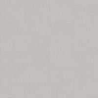 Treppenverkleidung aus Klick-Vinyl Gerflor Creation 70, Abdeckwinkel Überschub, Dekor Pure Concrete Light
