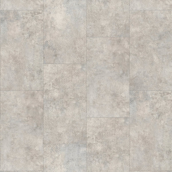 Treppenverkleidung aus Klick-Vinyl Gerflor Creation 70, Abdeckwinkel Überschub, Dekor Secret Garden White