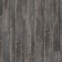 Treppenverkleidung aus Klick-Vinyl Gerflor Creation 70, Abdeckwinkel Überschub, Dekor Toasted Wood Ash