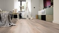 Treppenkante Typ Abdeckwinkel aus Wineo 1000 Purline zum Klicken Bioboden, Dekor Rustic Oak Taupe