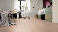 Treppenkante Typ Abdeckwinkel mit weiter Klick-Verbindung aus Wineo 1000 Purline zum Klicken Bioboden, Dekor Calm Oak Shell