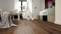 Treppenkante Typ Abdeckwinkel aus Wineo 1000 Purline zum Klicken Multi-Layer Bioboden, Dekor Rustic Oak Coffee