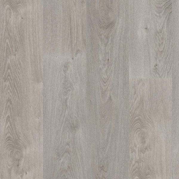 Treppenverkleidung/Treppenstufen aus Klebevinyl Nutzschicht 0,7 mm mit Abdeckwinkel Blocküberstand, Dekor Graueiche