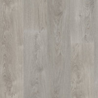 Treppenverkleidung/Treppenstufen aus Klebevinyl Nutzschicht 0,7 mm mit Abdeckwinkel Blocküberstand, Dekor Graueiche