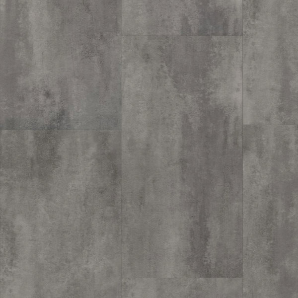 Treppenverkleidung/Treppenstufen aus Klebevinyl Nutzschicht 0,7 mm mit Abdeckwinkel Überschub, Dekor Beton