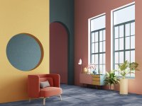 Gerflor Virtuo 55 Klebevinyl, Acuarela Ink, Fliese