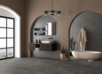 Gerflor Virtuo 55 Rigid Acoustic Klick-Vinyl, Latina Dark, Fliese
