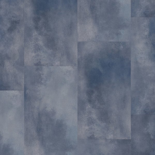 Treppenverkleidung aus Klebevinyl 0,55 mm Nutzschicht, Winkel: Überschub, Fliese Acuarela Ink