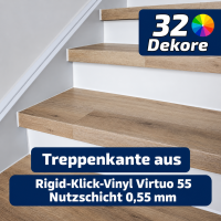 Treppenverkleidung/Treppenstufen aus Rigid-Klick-Vinyl...