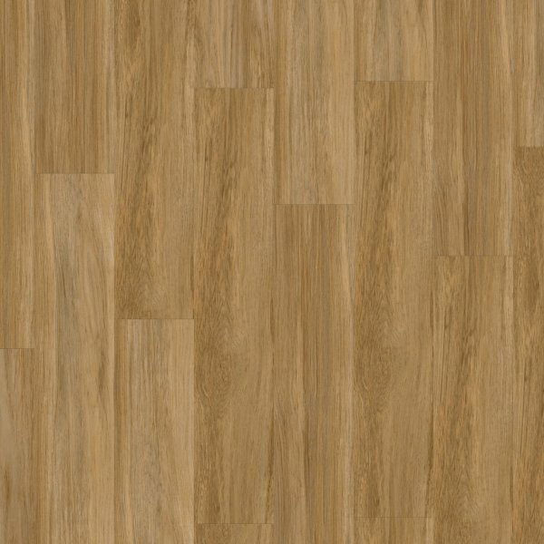 Treppenverkleidung aus Rigid-Klick-Vinyl 0,55 mm Nutzschicht, Winkel: Abdeckwinkel mit Weiter-Klickverbindung, Planke Qaja Honey