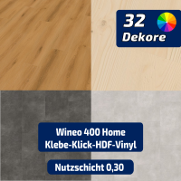 Wineo 400 Vinylboden zum Kleben, zum Klicken und Multi-Layer (zum klicken)