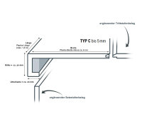 Treppenverkleidung/Treppenstufen aus Rigid-Klickvinyl Nutzschicht 0,3 mm