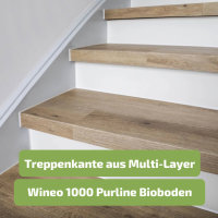 Treppenkanten/Treppenstufen aus Wineo 1000 Purline...