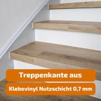 Treppenverkleidung/Treppenstufen aus Klebevinyl...
