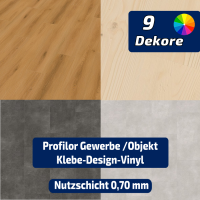 Profilor Gewerbe-Objekt-Vinyl Klebevinyl, NS: 0,7 mm