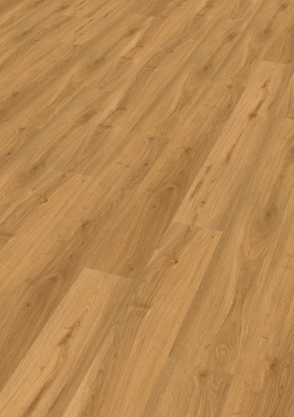 Treppenverkleidung/Treppenstufen aus Rigid-Klick-Vinyl Nutzschicht 0,55 mm Eiche Natur Living Abdeckwinkel mit Weiter-Klickverbindung