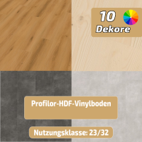 Profilor HDF Silence Vinyl Parkett Designbelag auf...