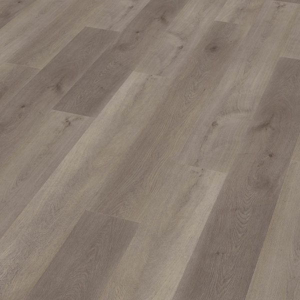 Treppenverkleidung aus Klebevinyl 0,55 mm Nutzschicht, Winkel: Blocküberstand,  Eiche Eifel