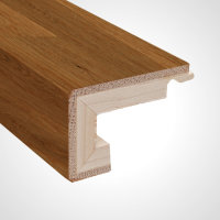 Parador Treppenverkleidung mit Überschub Parkettboden 1-Stab Landhausdiele Eiche Naturgeölt weiß plus