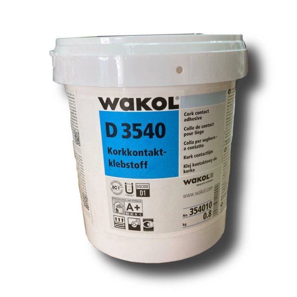 wD3540 Wakol D 3540 Dispersions-Kontaktklebstoff für Korkbeläge, Kautschuk, Linoleum