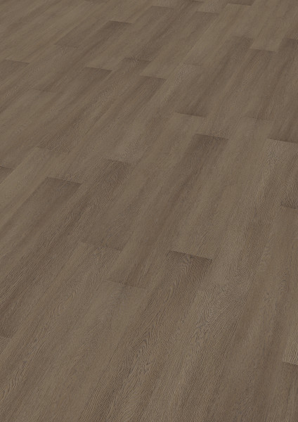 Treppenverkleidung aus Rigid-Klick-Vinyl Diele mit Abdeckwinkel, Dekor Eiche Malberg